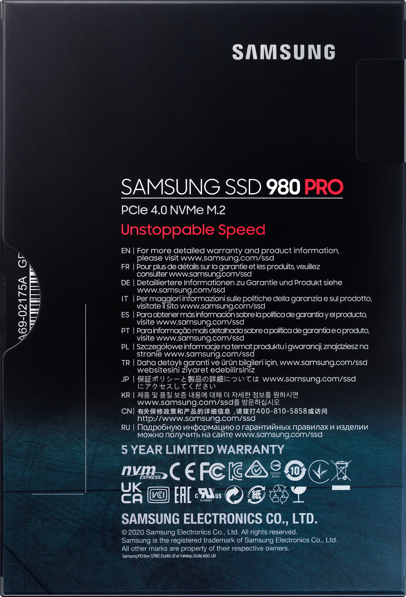 SSD накопитель SAMSUNG 980 PRO 1ТБ, M.2 2280, PCI-E x4, NVMe - фото №10