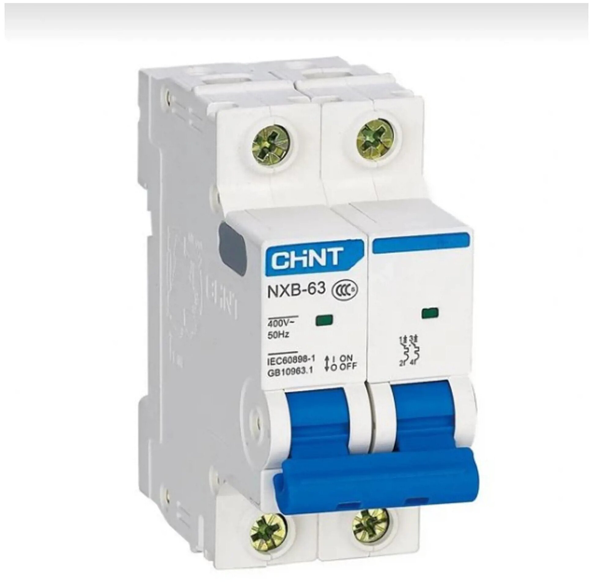 CHINT Авт. выкл. NXB-63S 2P 6А 4.5kA х-ка C (R), CHINT, арт.296786