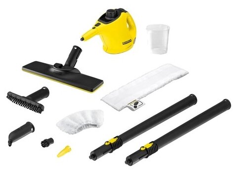 Пароочиститель KARCHER SC 1 EasyFix + латексные перчатки