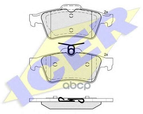 Тормозные Колодки Icer арт. 181651