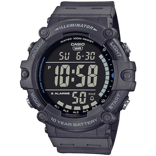 фото Наручные часы casio часы наручные casio ae-1500wh-8b, серый