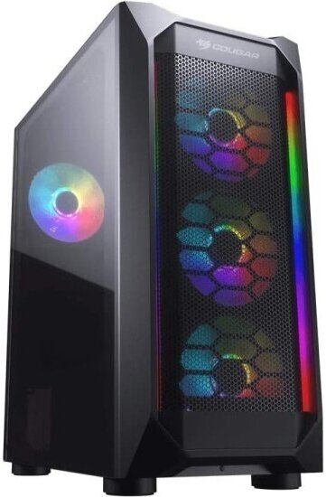 Корпус Cougar MX410 Mesh-G RGB, черный