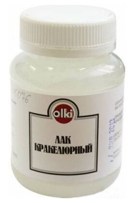 Лак OLKI кракелюрный одношаговый 4845 123 г 100 мл