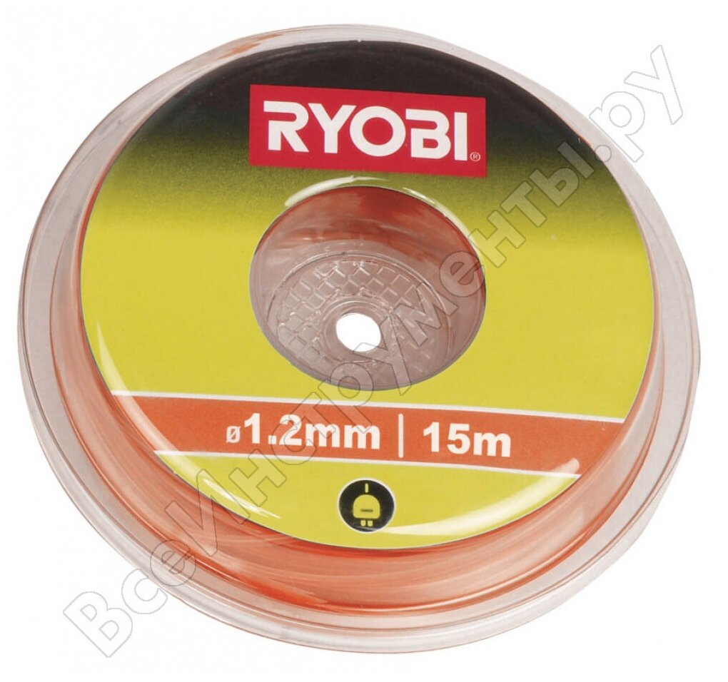 Леска Ryobi rac100 5132002637 (1.2 мм; 15 м; круглая)