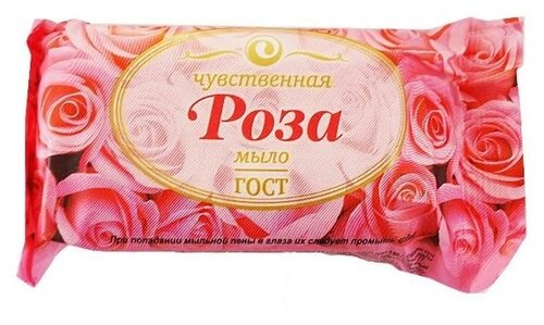 ЕЖК Мыло туалетное чувственная роза, 90 г