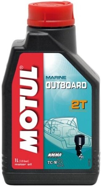 Полусинтетическое моторное масло Motul Outboard 2T, 1 л, 1 кг, 1 шт