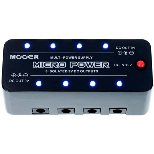 Блок питания Mooer Macro Power блок питания для гитарных эффектов mooer macro power s8