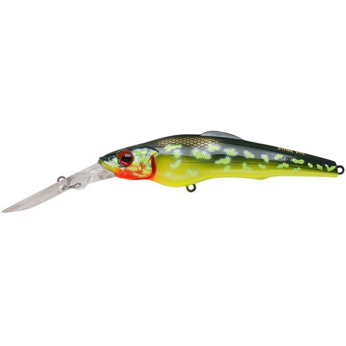 фото Воблер минноу strike pro challenger x deep diver 110l, цвет: c202f hot pike, (eg-076dxl-f#c202f)