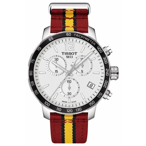 Наручные часы TISSOT T-Sport T095.417.17.037.13, черный, желтый tissot quickster chronograph nba brooklyn nets t095 417 17 037 11