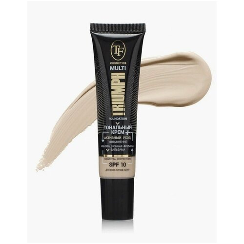 TF multi foundation. Тональный крем, тон 44 светлый беж тональное средство luxvisage крем тональный cc active complex spf 10