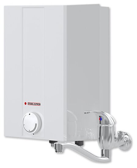 Накопительный электрический водонагреватель Stiebel Eltron ESH 5 O-N Trend, кран, белый - фотография № 7