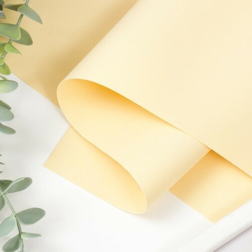 Фоамиран 1 мм 45х45 см цв бежевый набор 10 листов 734₽