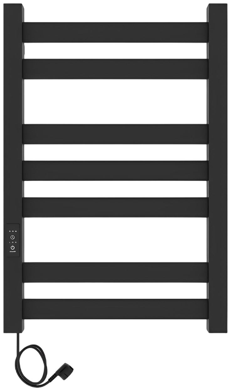 Полотенцесушитель электрический Laris Гефест ЧКЧ П7 500/800 черный, L - фото №6