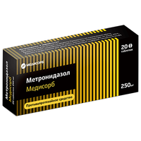 Метронидазол таб., 250 мг, 20 шт.