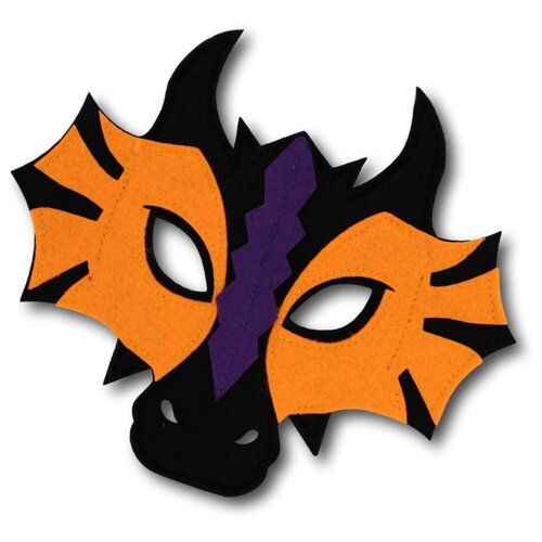 Карнавальная маска Дракон, фетр/на резинке, Санта Лючия ролевые игры санта лючия маска летучая лисица