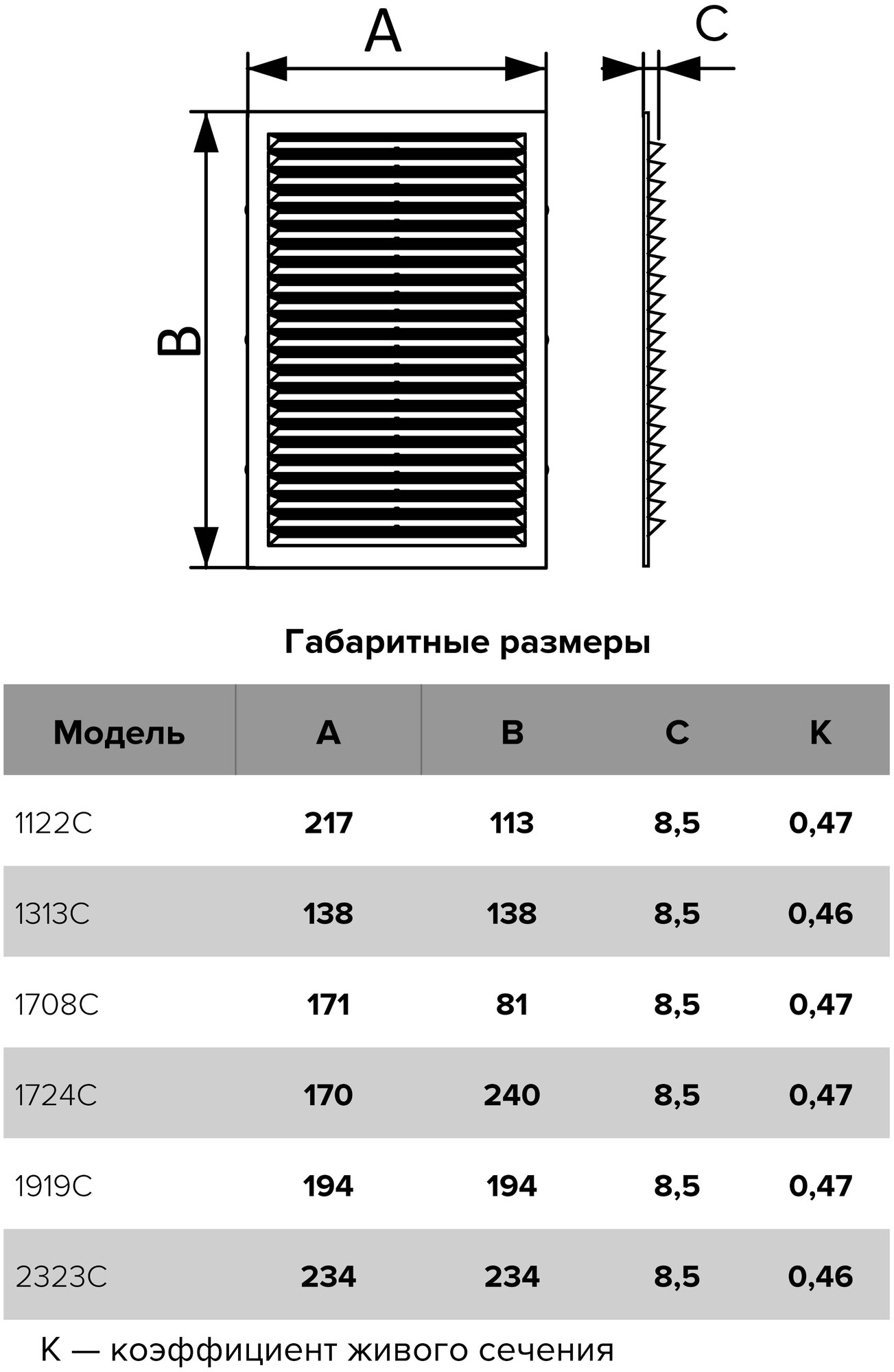 ERA 2323С кор, Решетка вентиляционная 86-679 . - фотография № 5