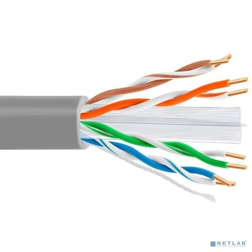 5bites Кабель 5bites Кабель US6575-305A витая пара UTP / SOLID / 6CAT / 23AWG / CCA / PVC / GREY / 305M Серый кабель витая пара 5bites fs6575 100a ftp solid 6cat 23awg cca pvc 100 м