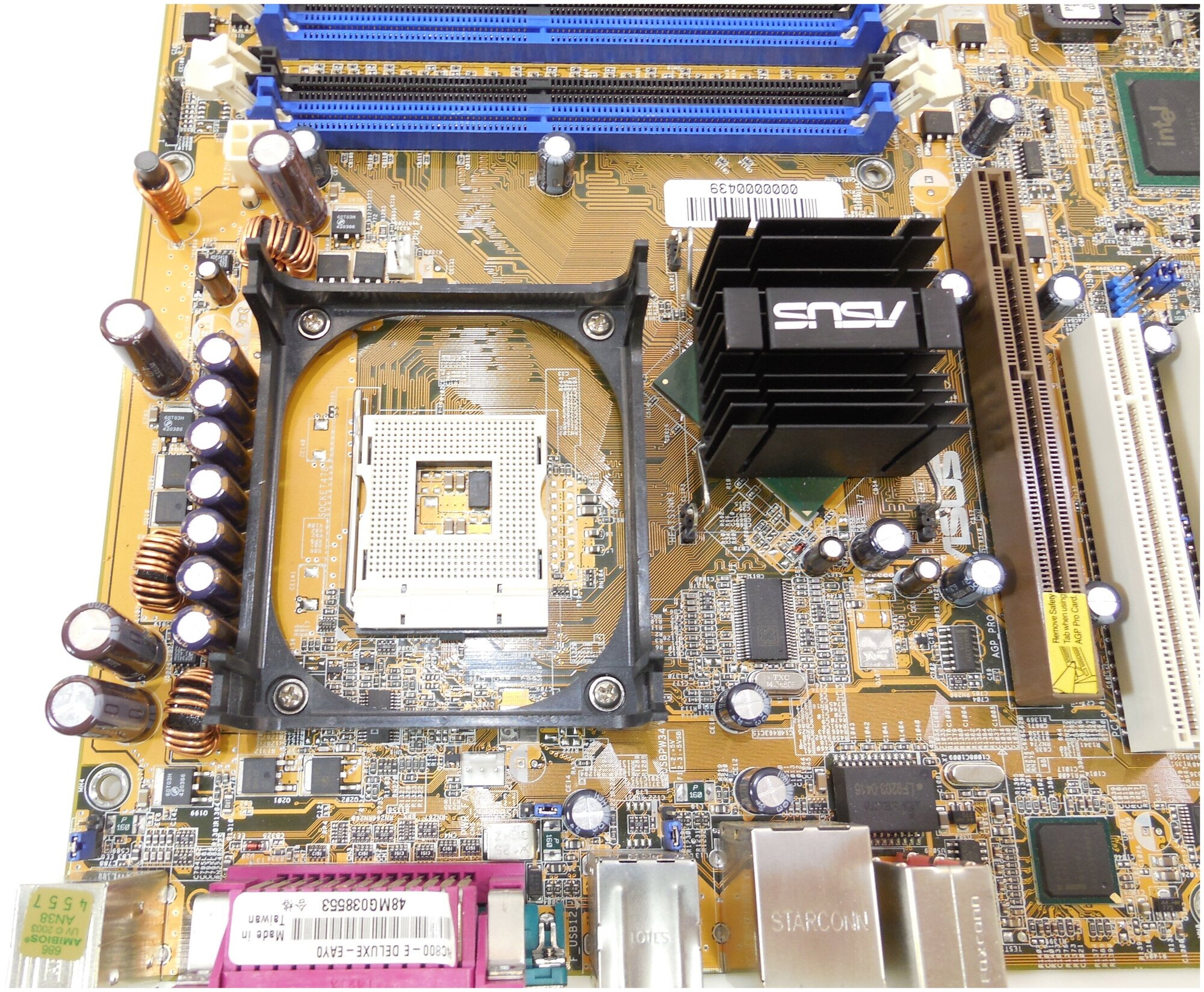 Монтажная Рамка для кулера процессора s478. Крепления на 4х винтах. Bracket Socket 478 для материнской платы ПК — фото 1