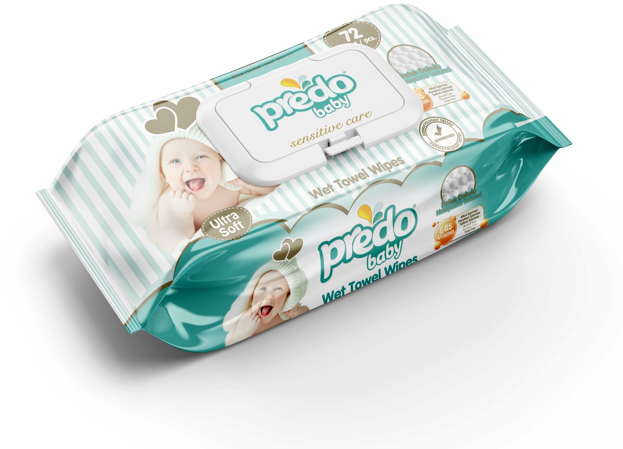 Влажные салфетки детские Predo Baby 72 шт.