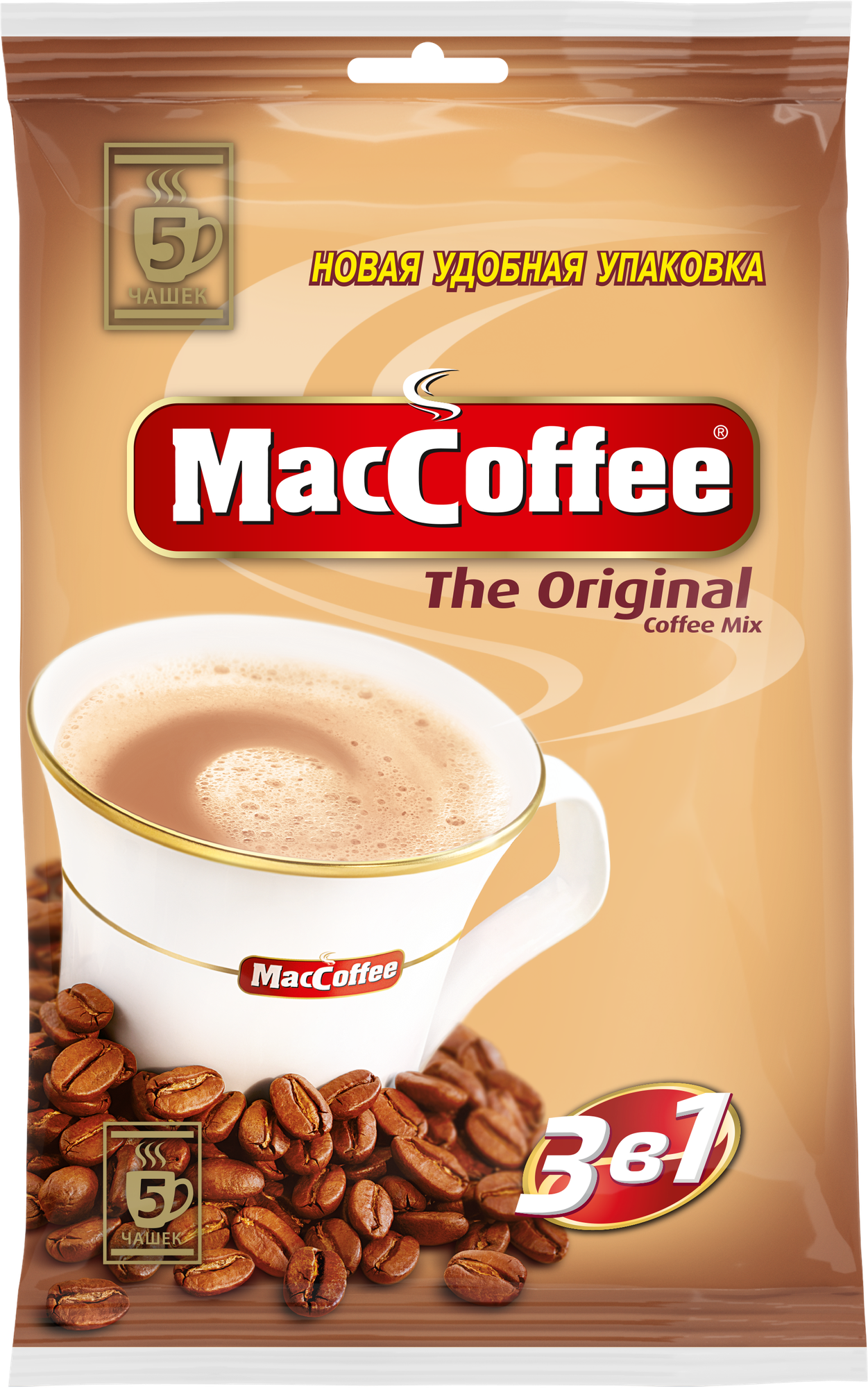 5X20Г КОФ НАП маккофе 3В1 ориг - MACCOFFEE