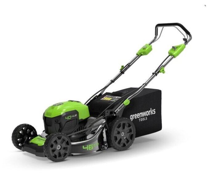 Самоходная аккумуляторная газонокосилка Greenworks GD40LM46SP (без АКБ и ЗУ) 2506807