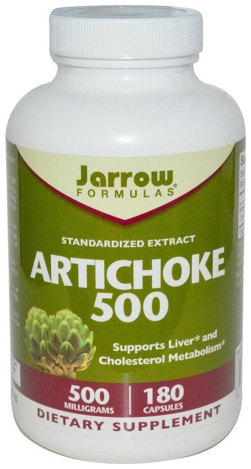 Капсулы Jarrow Formulas Artichoke, 210 г, 180 шт.