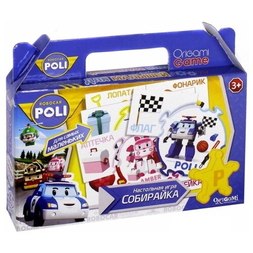 фото Настольная игра Origami Robocar Poli. Собирайка