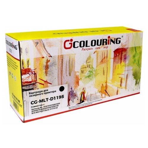 Картридж Colouring CG-MLT-D119S, 2000 стр, черный картридж colouring cg ml 1610 3000 стр черный