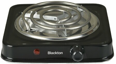 Электроплита 1 конф. спираль Blackton, 1000Вт, Bt HP102B, черная