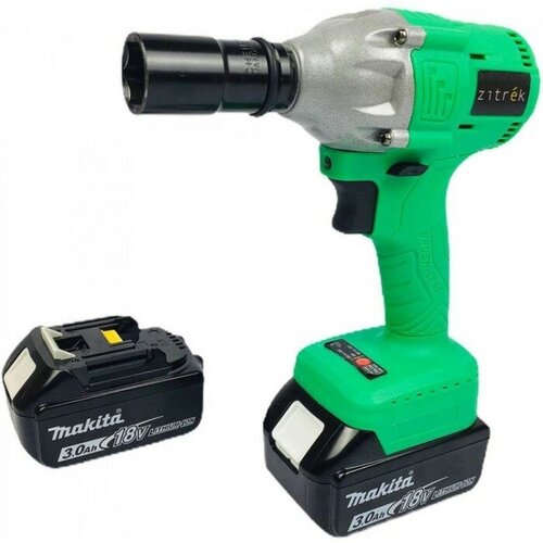 Гайковерт аккумуляторный Zitrek Crusher 20-Li ударный 20 В 2х3 Ач Li-ion 200 Нм 12 801600₽