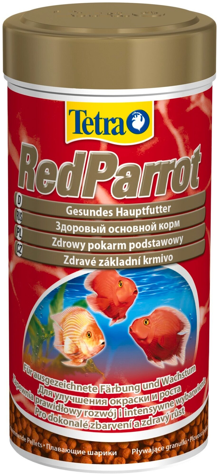 Корм Tetra RedParrot 250 мл, шарики для красных попугаев