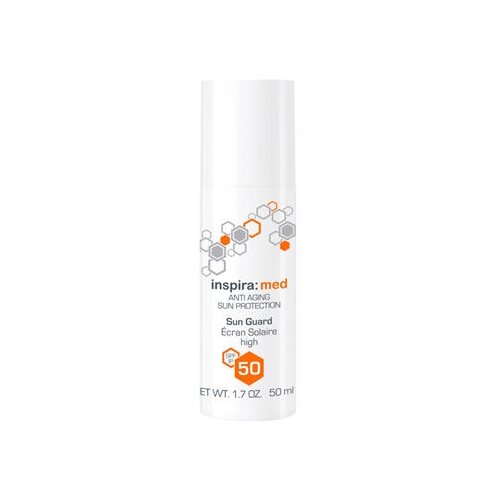 Inspira Cosmetics Inspira Cosmetics inspira:med Sun Guard SPF 50, 50 мл солнцезащитная эмульсия для лица и тела uriage барьесан 100 эмульсия spf 50 для экстремальной защиты