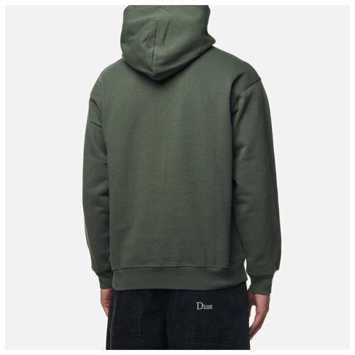 фото Мужская толстовка dime buff chenille hoodie оливковый, размер xl