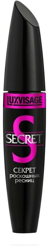 Тушь для ресниц `LUXVISAGE` SECRET cекрет роскошных ресниц (черная)