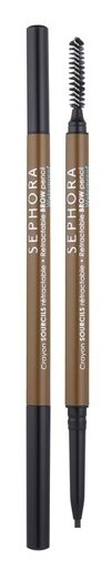 Sephora Карандаш для бровей Retractable Brow Pencil Waterproof, оттенок 02 Nutmeg Brown