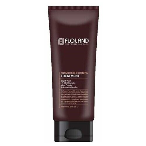 Маска-бальзам для волос с кератином Floland Premium Silk Keratin Treatment 120ml