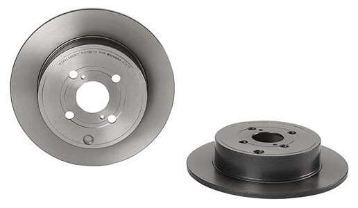 Тормозной диск задний brembo 08.A337.11 для Toyota Corolla