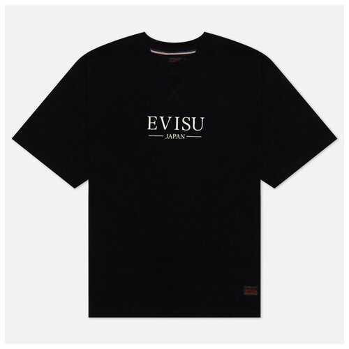 Мужская футболка Evisu The God Of Fortune Riding Waves Printed чёрный, Размер S