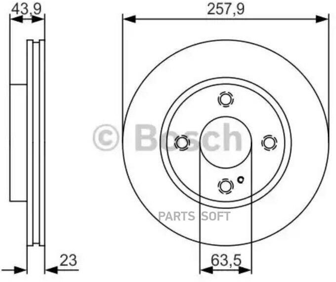 0 986 479 s38_диск тормозной передний!\ mazda 2 07>, ford fiesta 1.3/1.5/1.4/tdci/1.6tdci 08>