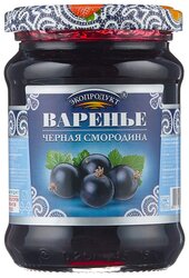 Варенье Экопродукт черная смородина, банка 325 г