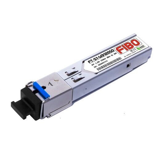 SFP модуль WDM FIBO FT-S1-W3120SD, 1.25Gb, SC, DDM, 20км приемники и передатчики piega connect