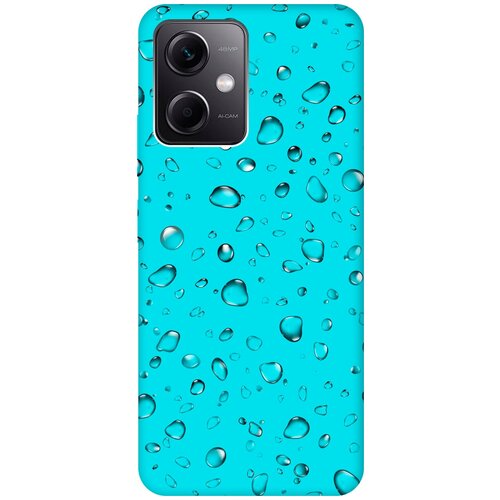 Матовый чехол Rain для Xiaomi Redmi Note 12 / Сяоми Редми Ноут 12 с 3D эффектом мятный матовый чехол sad cat для xiaomi redmi 12 сяоми редми 12 с 3d эффектом мятный