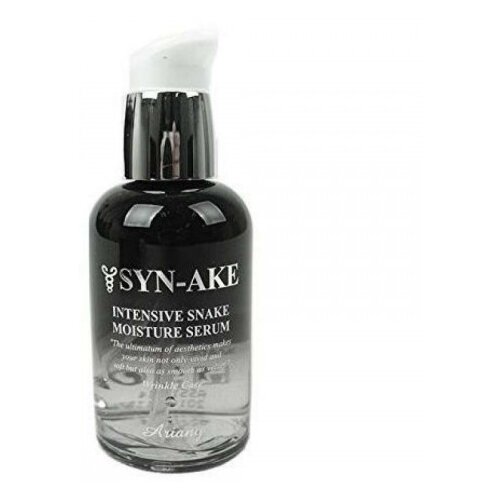 Сыворотка Ariany Syn-Ake Intensive Snake Moisture Serum антивозрастная с экстрактом змеиного яда для лица, 50 мл ампульная сыворотка для лица с пептидами яда змеи nina buda face serum syn ake 50 мл