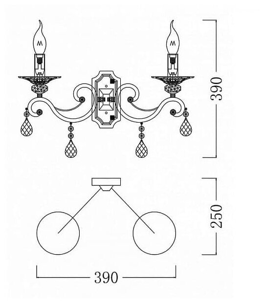 Бра Maytoni Elegant - фото №1