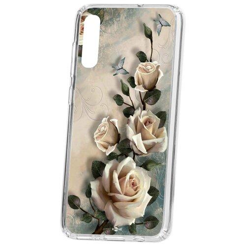 фото Чехол на samsung galaxy a70 2019 kruche print белые розы