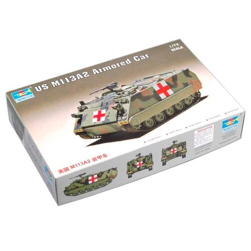 Сборная модель Trumpeter US M 113A2 Armored Car (07239) 1:72 trumpeter 35004 1 72 m113 armored cavalry assault vehicle car tank model diy th07671 smt2