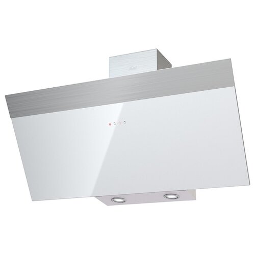 Каминная вытяжка Krona KRISTEN S 900 white/inox каминная вытяжка krona kristen 900 white inox s