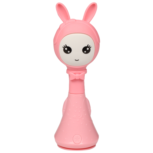 фото Интерактивная развивающая игрушка BertToys Зайчик няня розовый