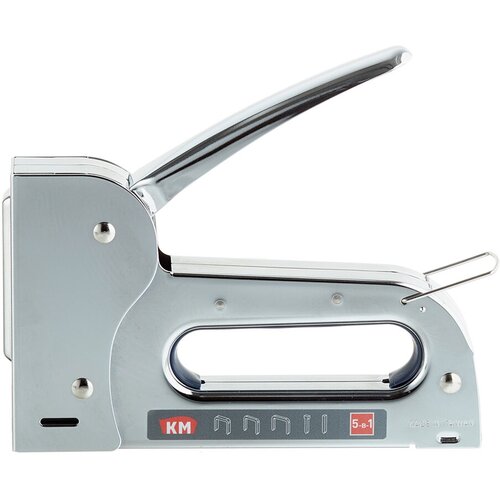 Степлер строительный для скоб и гвоздей КМ 5 в 1 стальной 4115₽