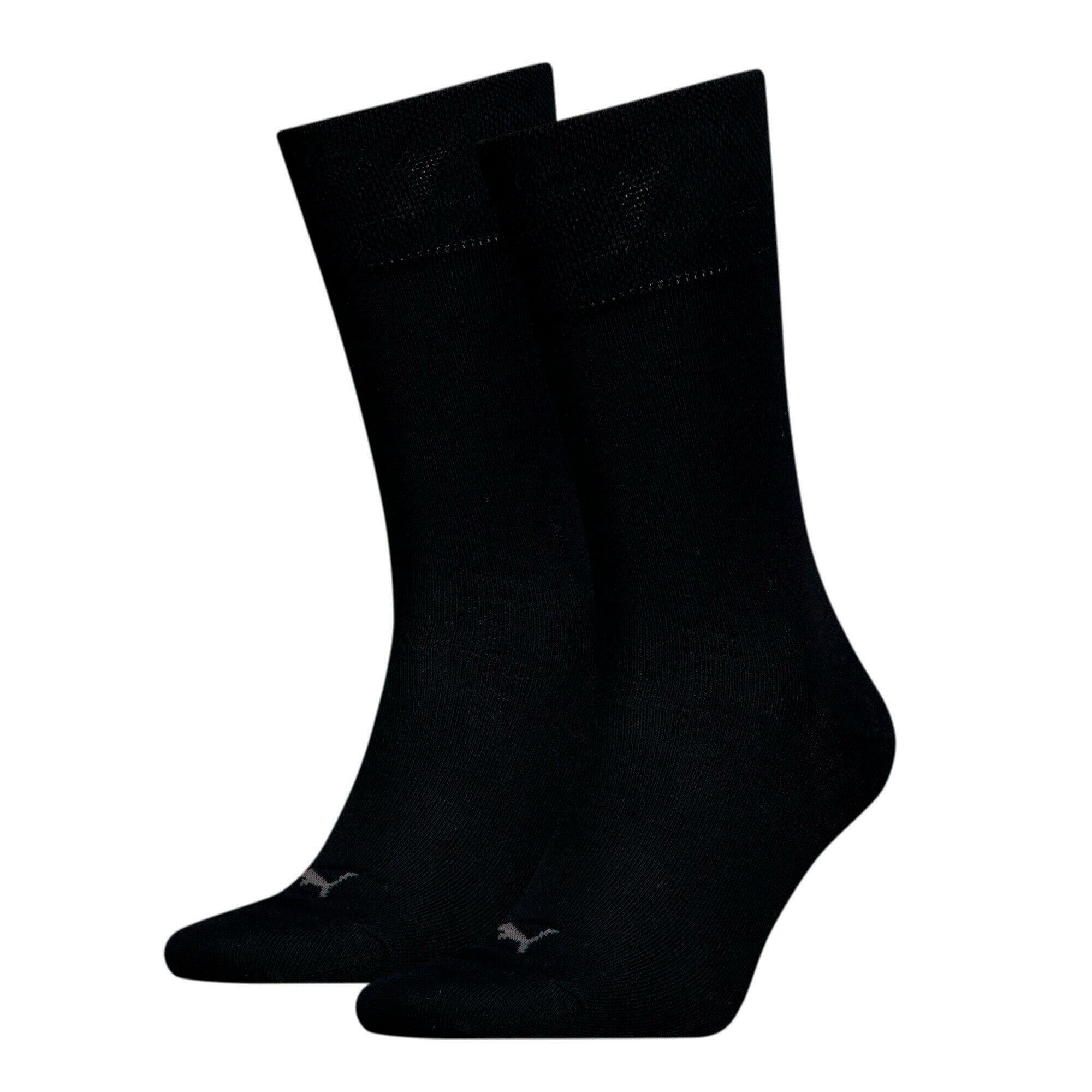 Носки PUMA Men Classic Piquee Socks, комплект, 2 пары, размер 39-42, черный